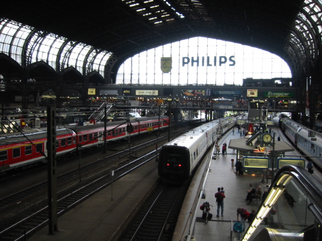 Train to Hamburg, Germany