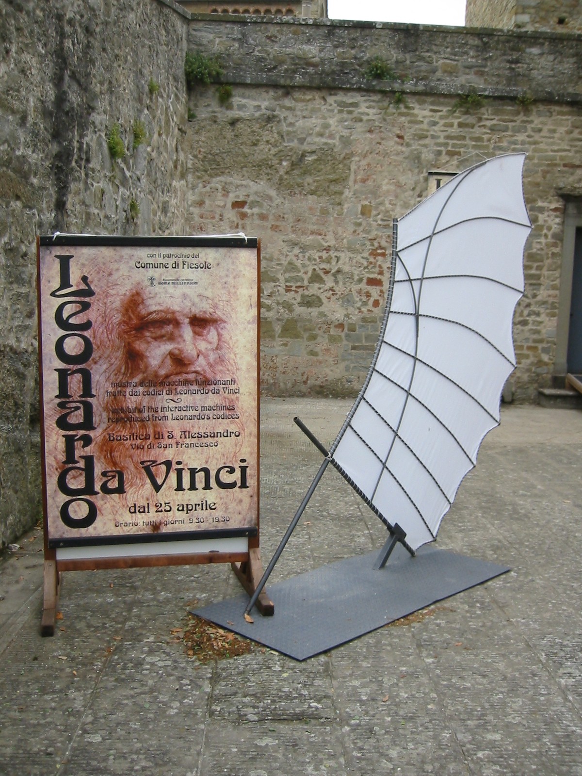 David and the Leonardo da Vinci Exhibition